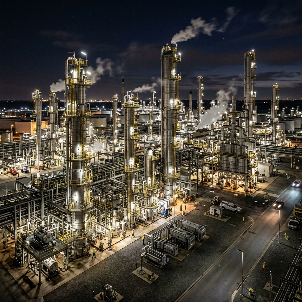 Chemical Refinery Plant